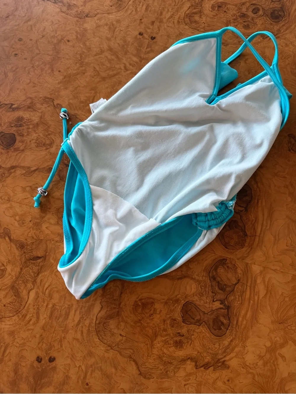 Seafolly One Piece Blue Swimsuit Girls Size 8